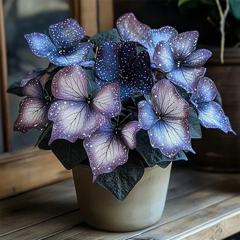 Plum Silver Star Begonia Seeds - Image 4