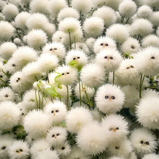 White Cat's Eye Ball Flower Seeds - Image 3